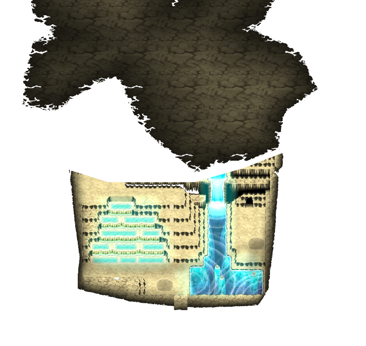 Meteor Falls map