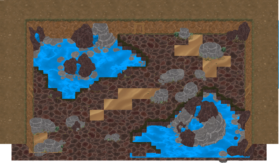 Sandsear Cave map