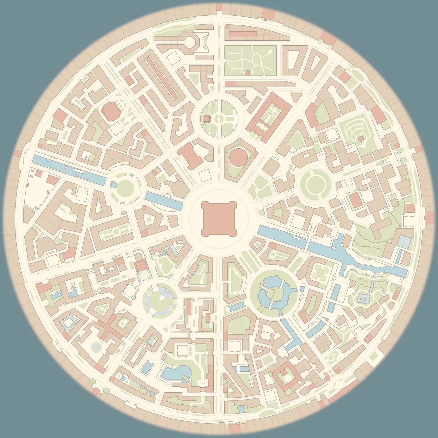 Lumiose City map from Pokémon Legends: Z-A