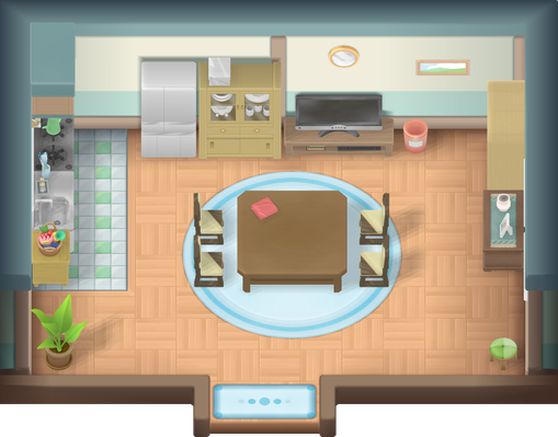 House in Cerulean map