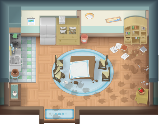 Thief's House map