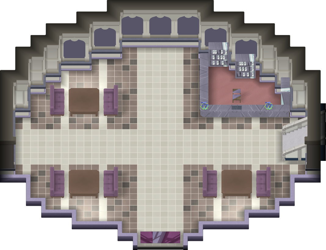 Pokemon Tower 1F map