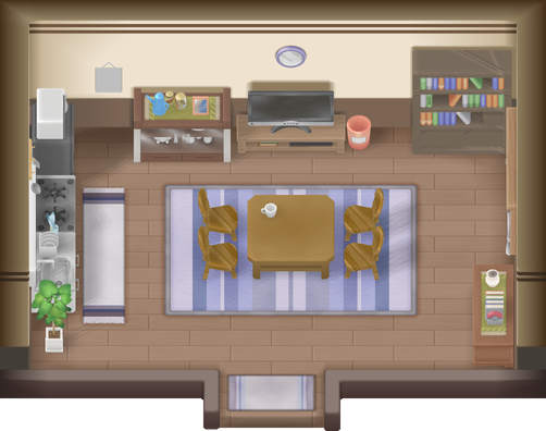 House in Pewter map