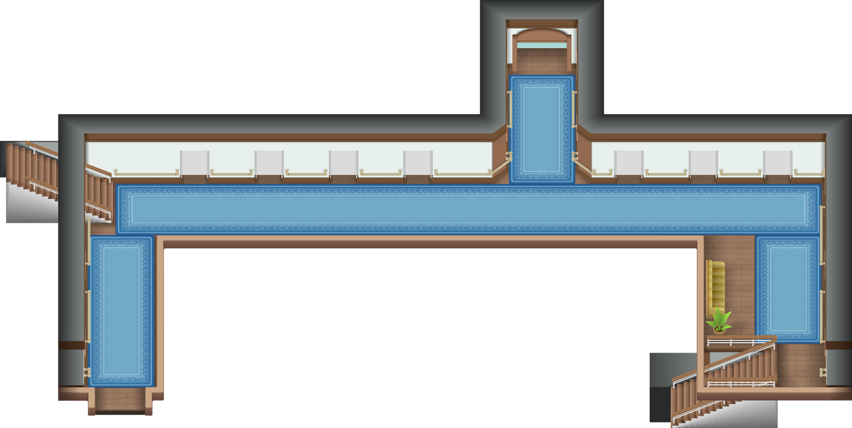 S.S. Anne 1F map