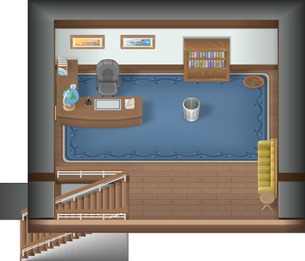 S.S. Anne: Captain's Cabin map