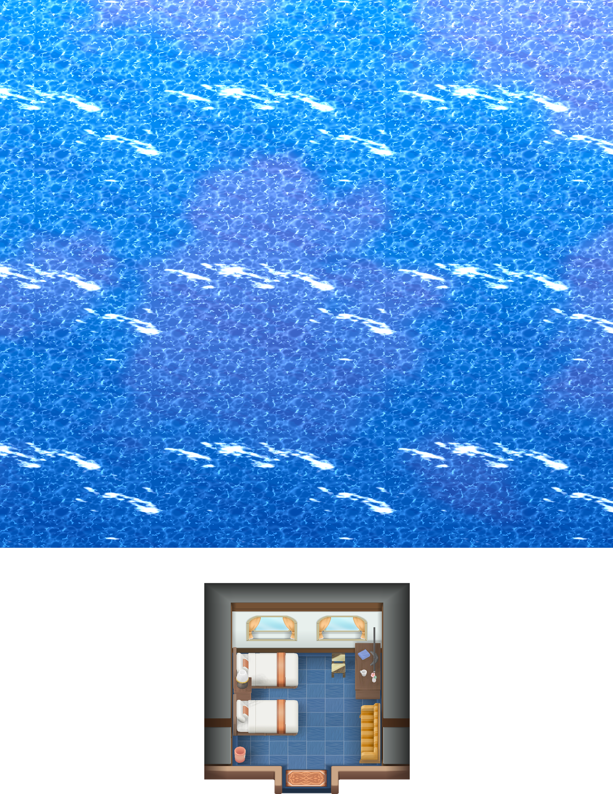 S.S. Anne: Door Upper 3 map