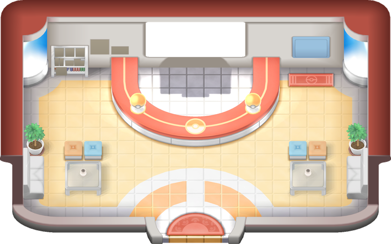 Pokemon Center map