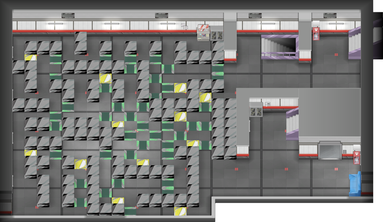Rocket Hideout B2F map