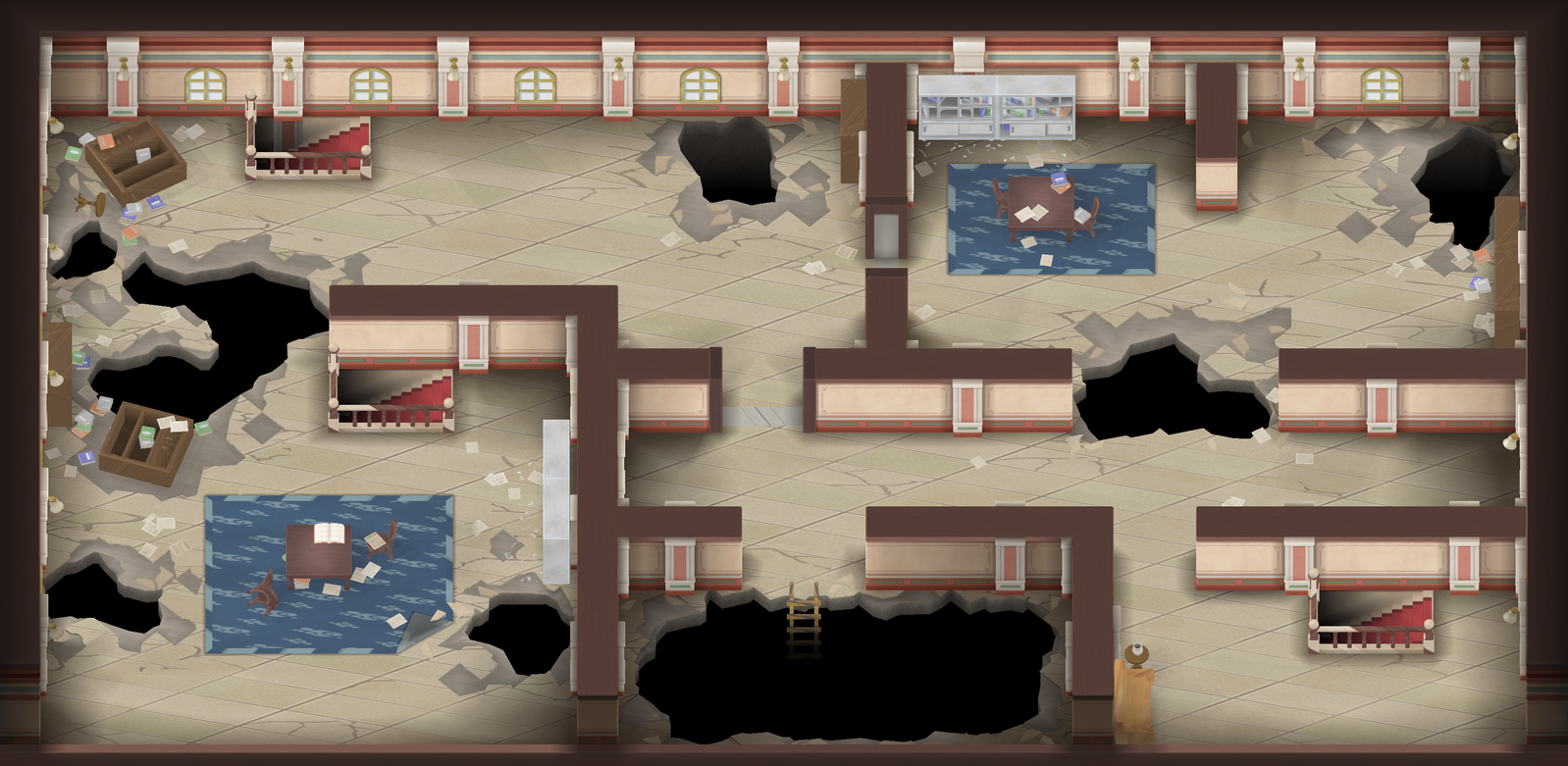 Pokemon Mansion 3F map