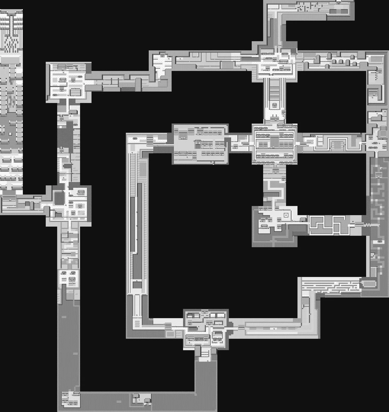 Kanto Overworld map from Pokémon Red