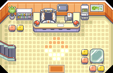 Pokemon Center 1F map