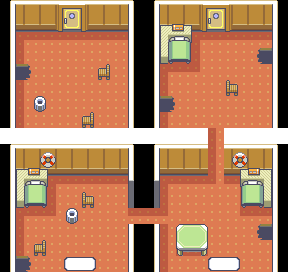 Rooms 1F map