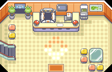 Pokemon Center 1F map