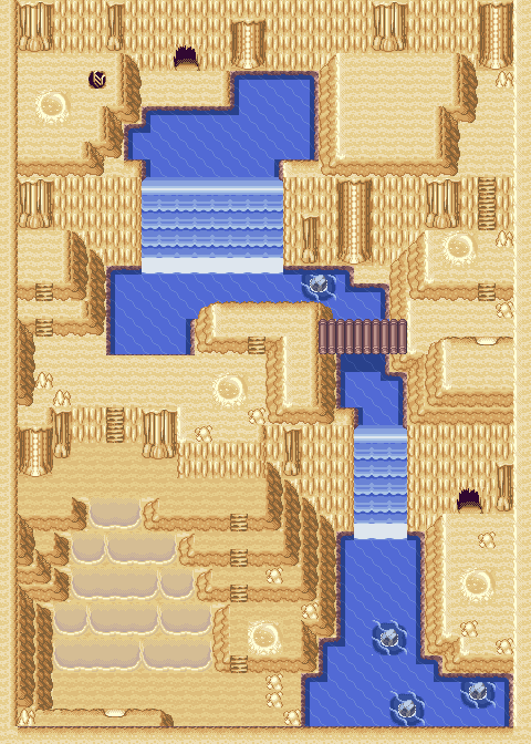 Meteor Falls map