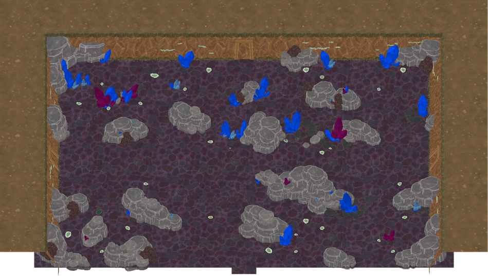 Dazzling Cave map