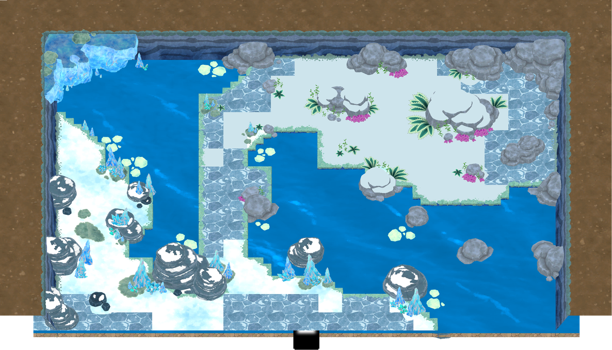 Glacial Cavern map