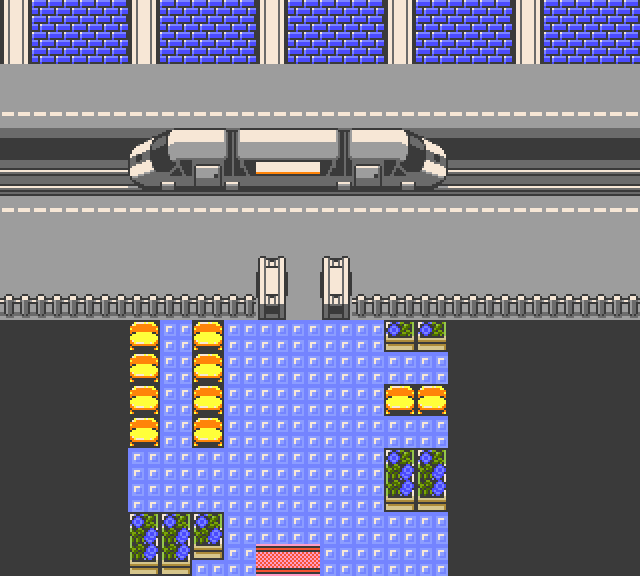 Saffron Magnet Train Station map