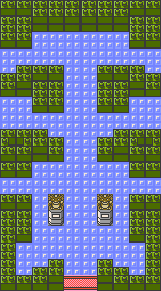 Viridian Gym map