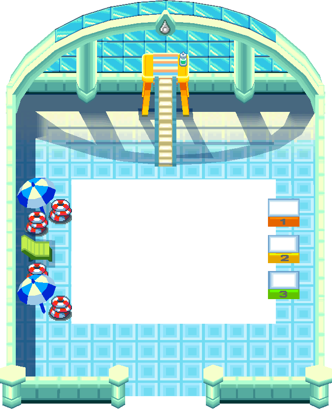 Cerulean Gym map