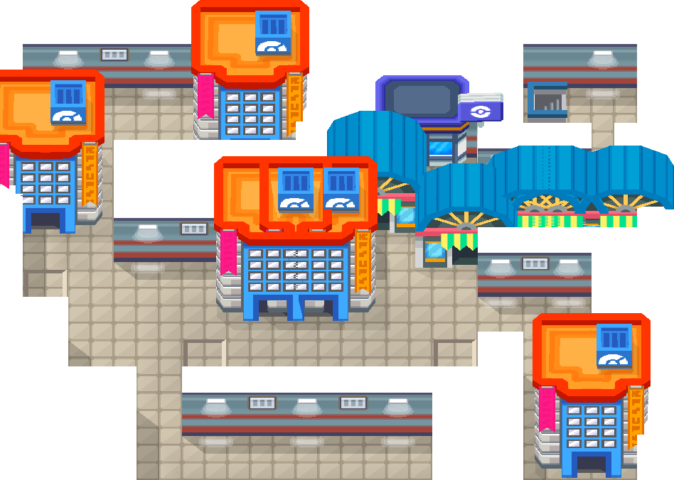 Goldenrod Department Store Basement map