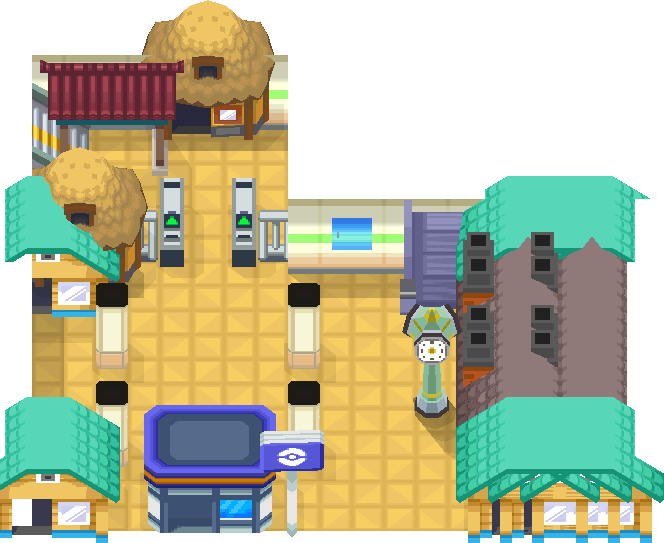 Goldenrod Magnet Train Station 1F map
