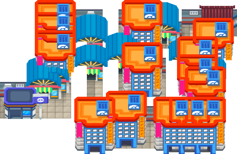 Goldenrod Tunnel Warehouse map