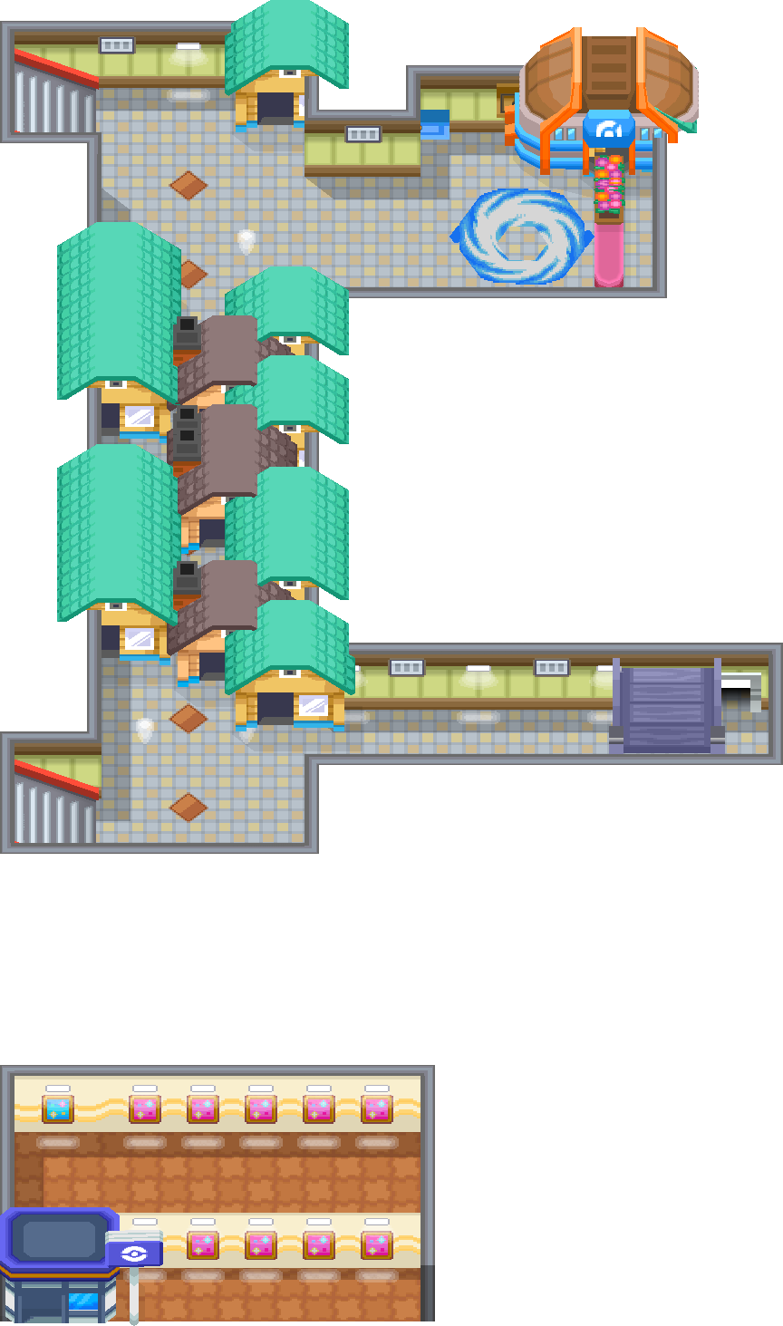 B1F map