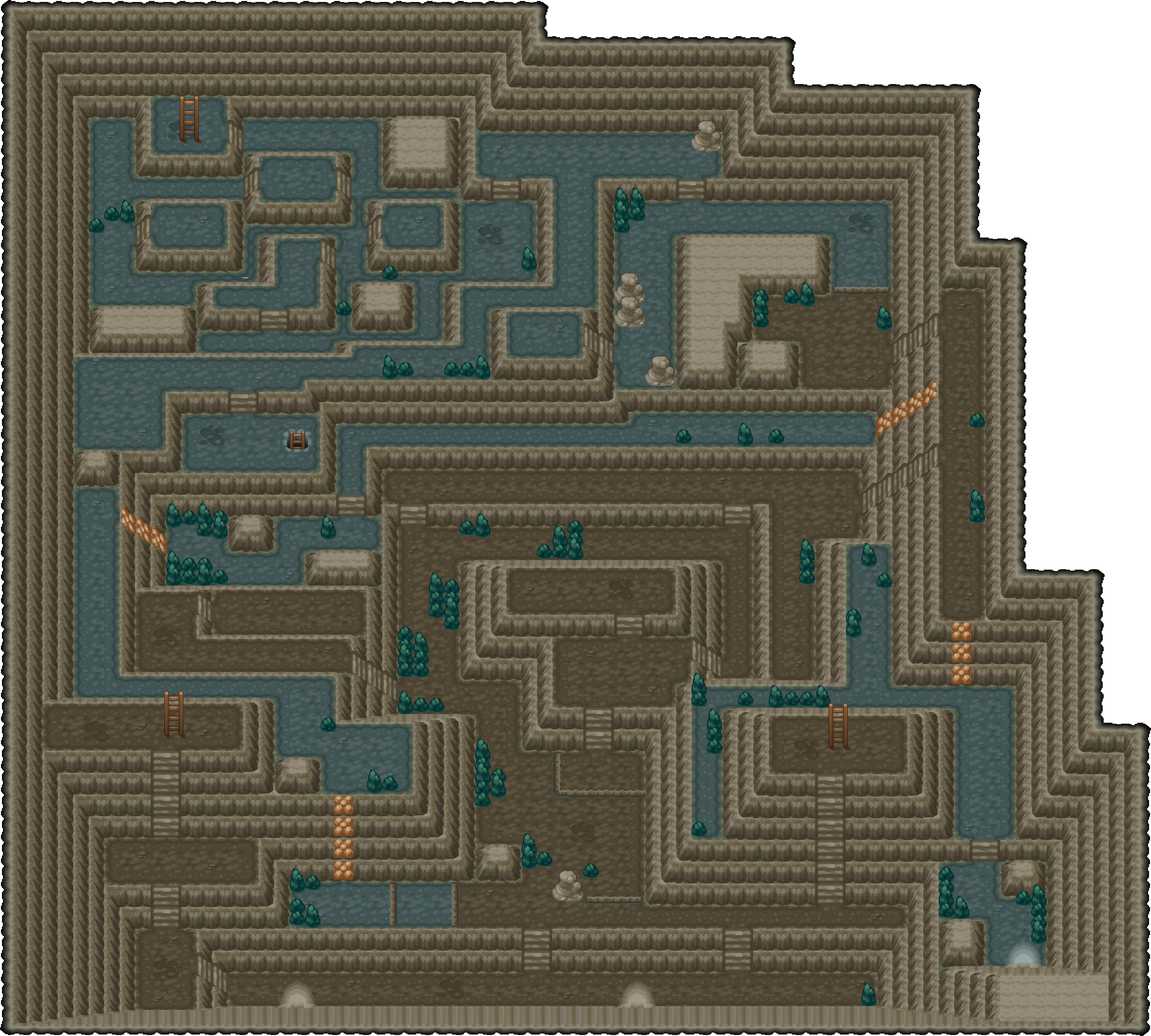 Mount Mortar 1F Back map