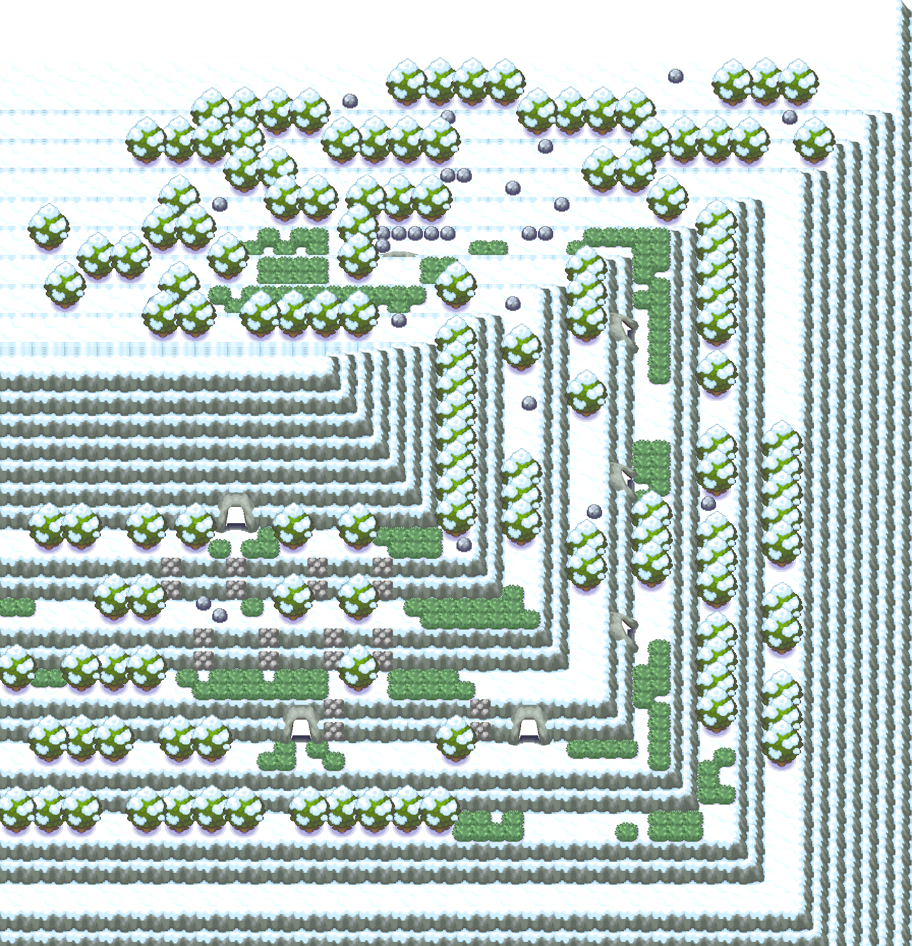 Mount Silver Cave Upper Mountainside map