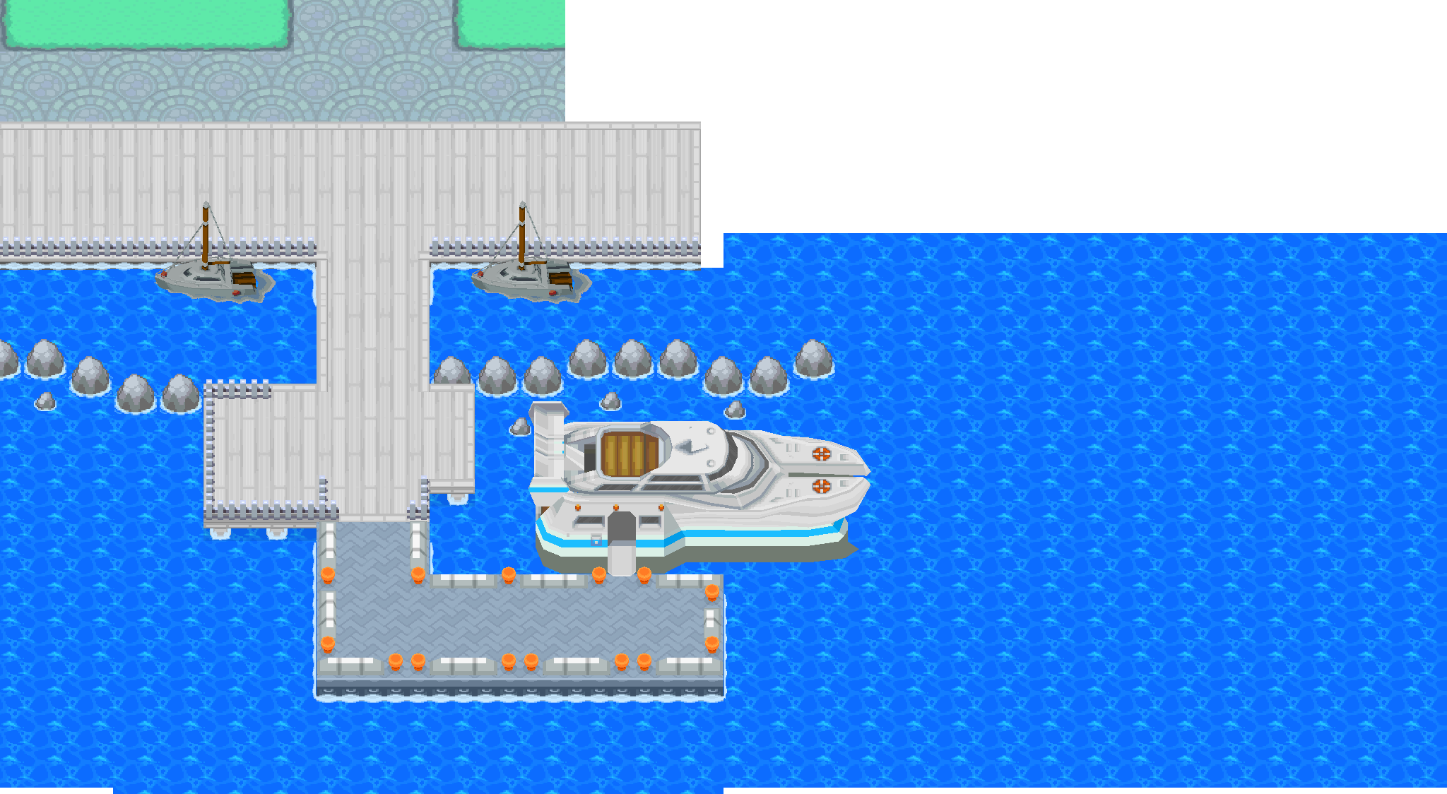 Ss Aqua Olivine Port Exterior map