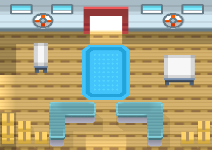 Ss Aqua Olivine Port Interior map