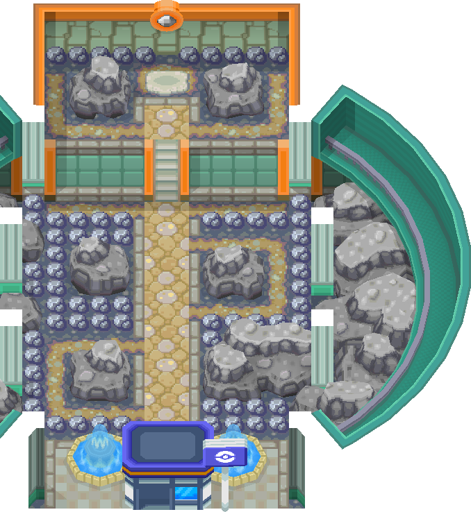 Pewter Gym map