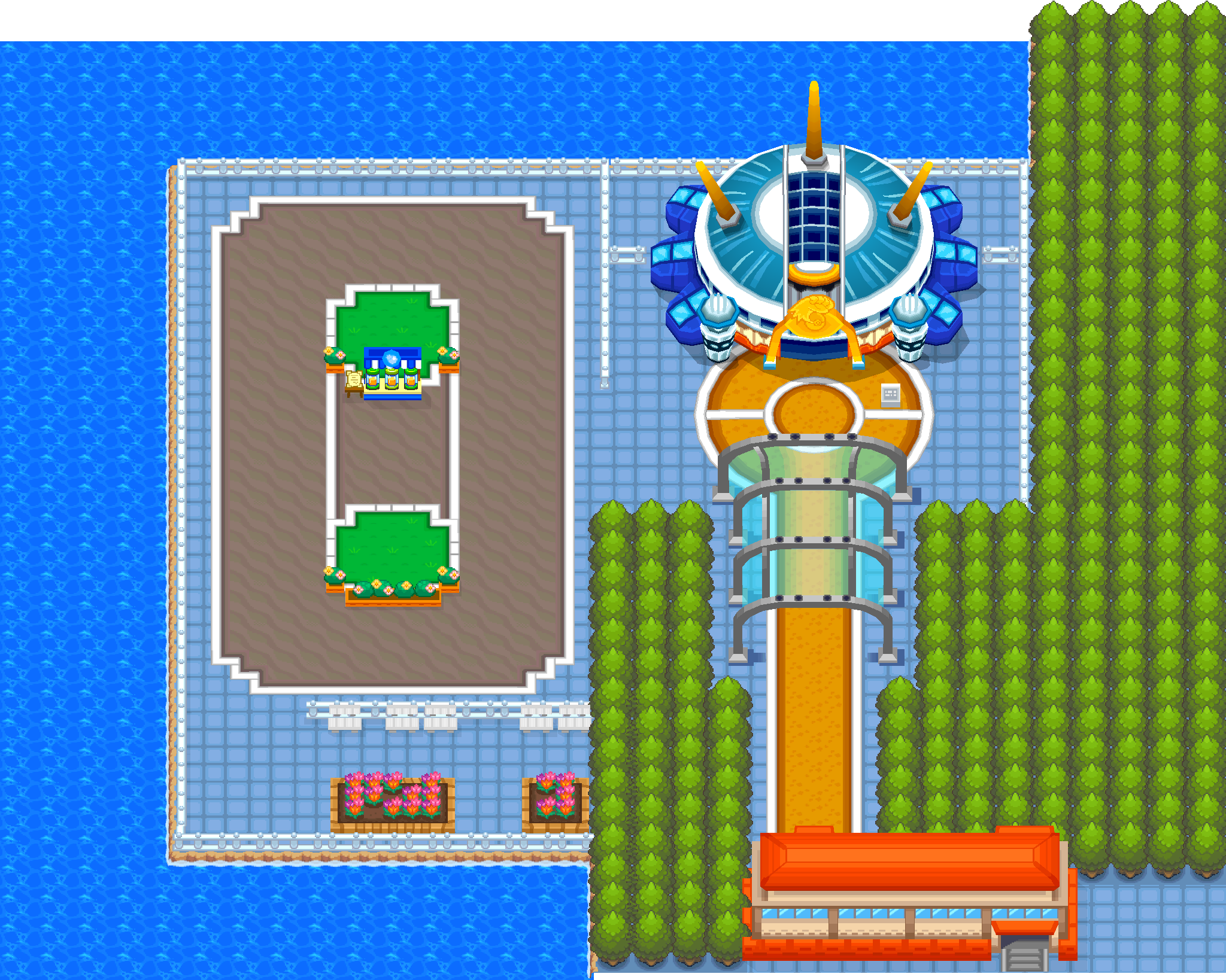 Pokéathlon Dome map