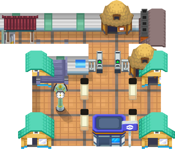 Saffron Magnet Train Station 1F map