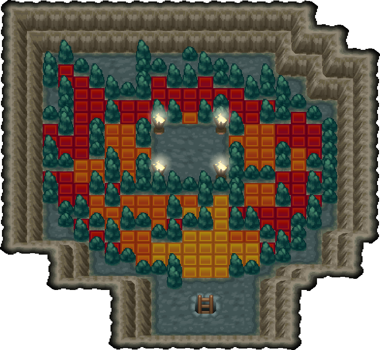 Cinnabar Gym map