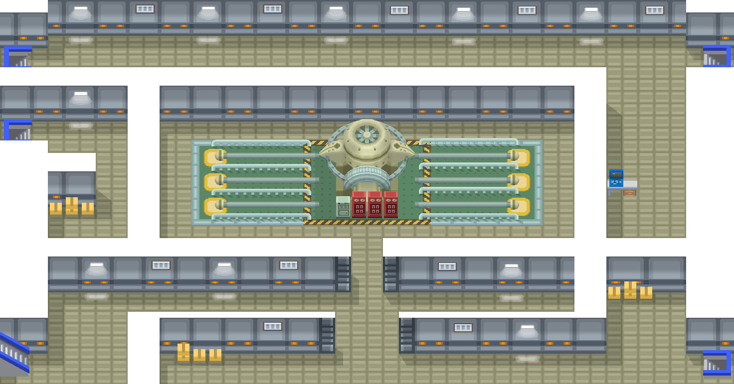 Team Rocket Headquarters B2F map
