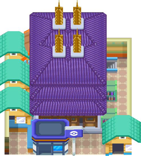 Viridian Trainer House 1F map