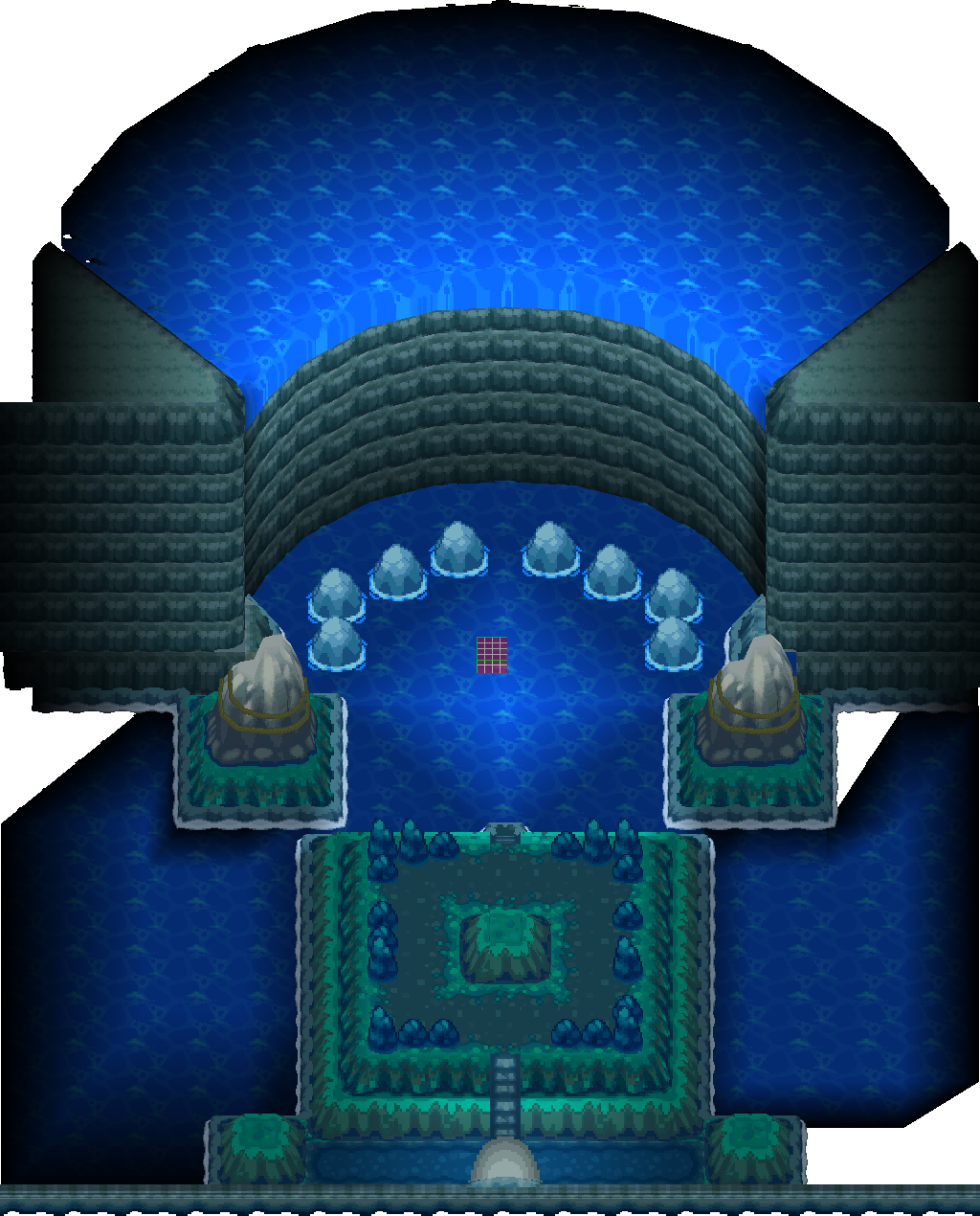 B3F Lugia Cave map