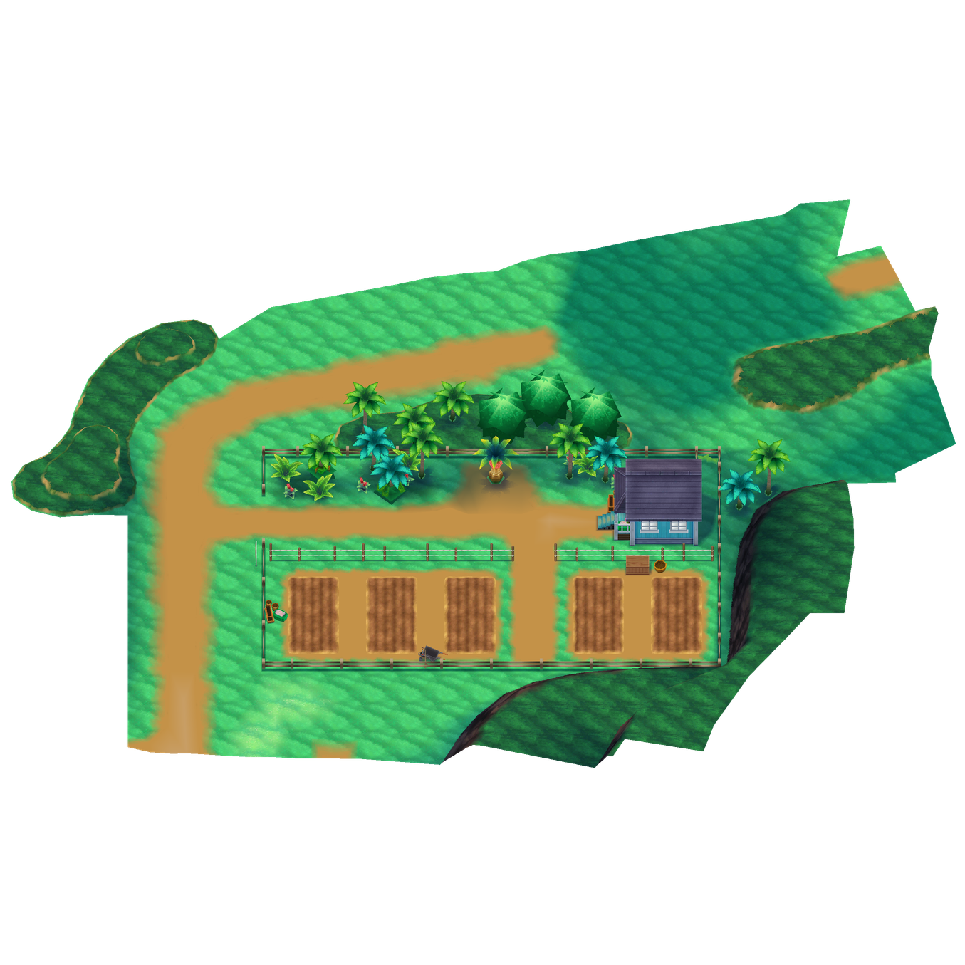 Berry Fields map