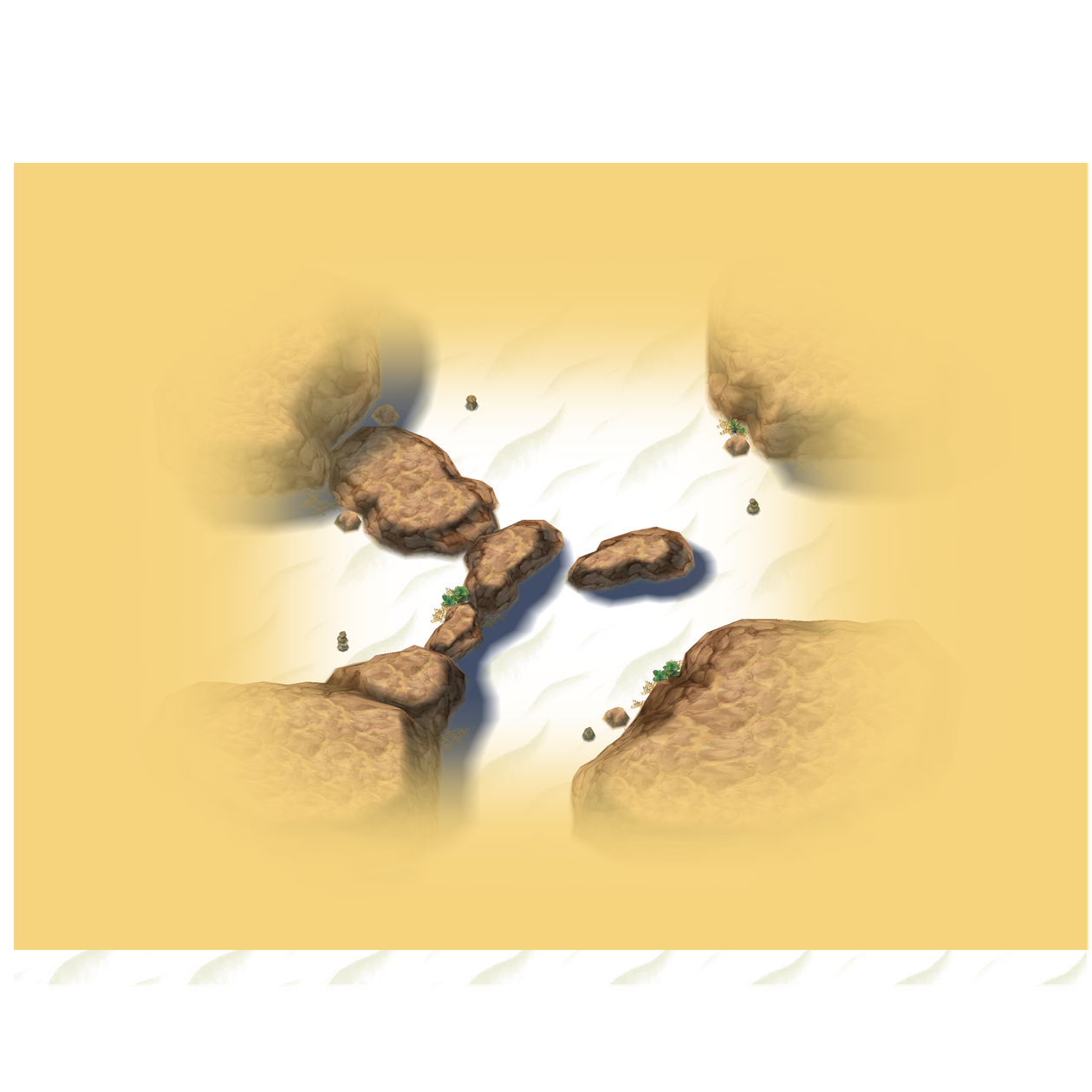 Haina Desert map
