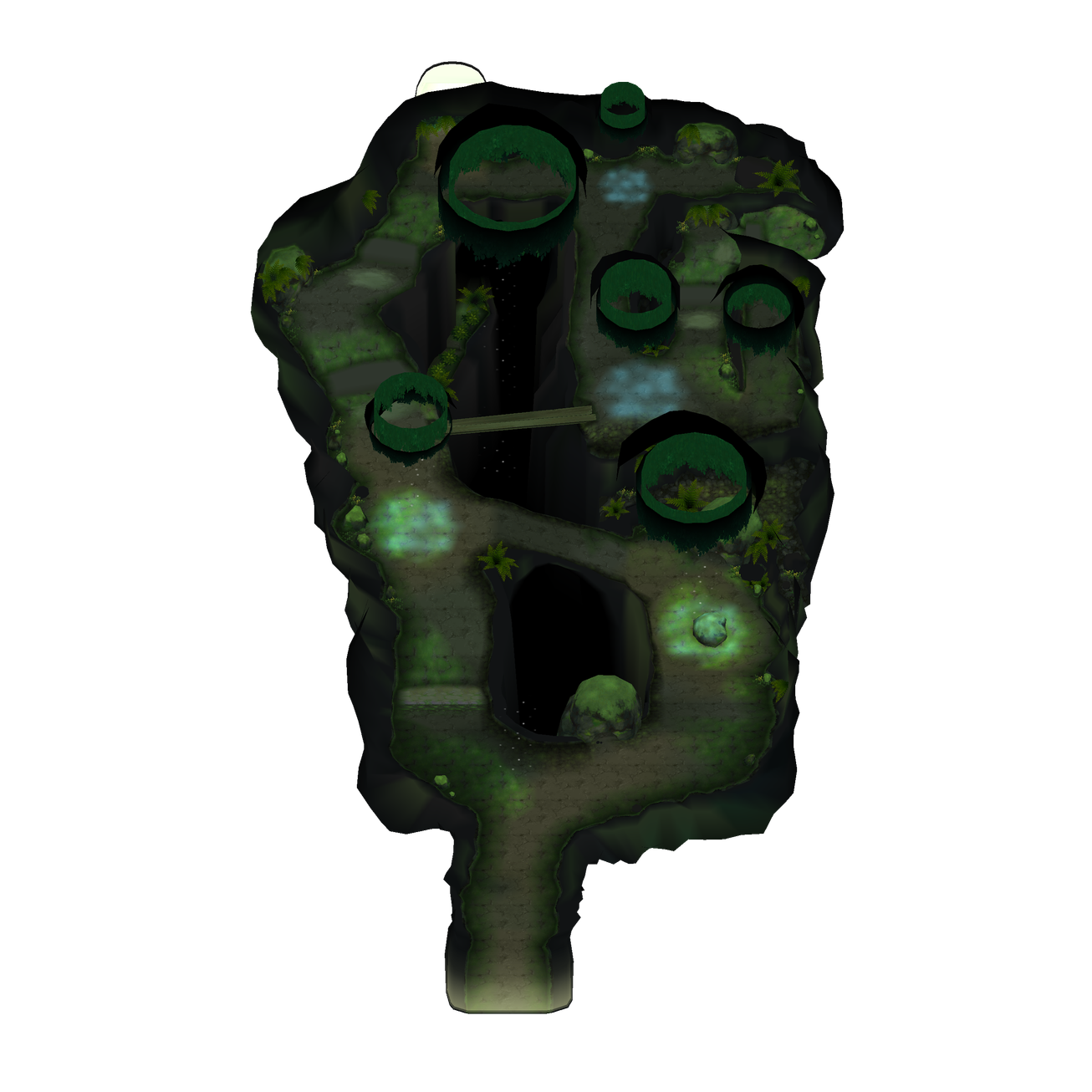 Verdant Cavern map