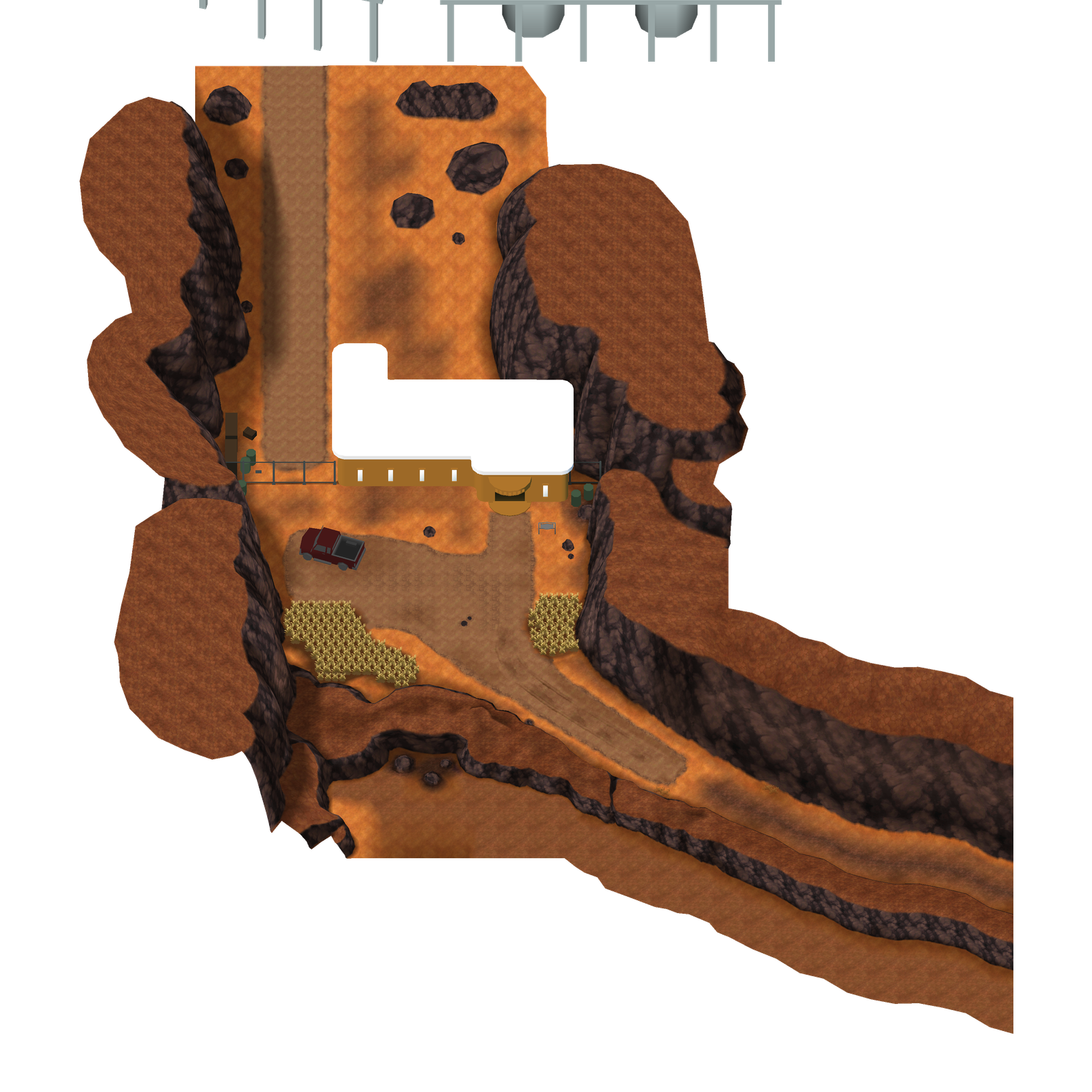 Blush Mountain map