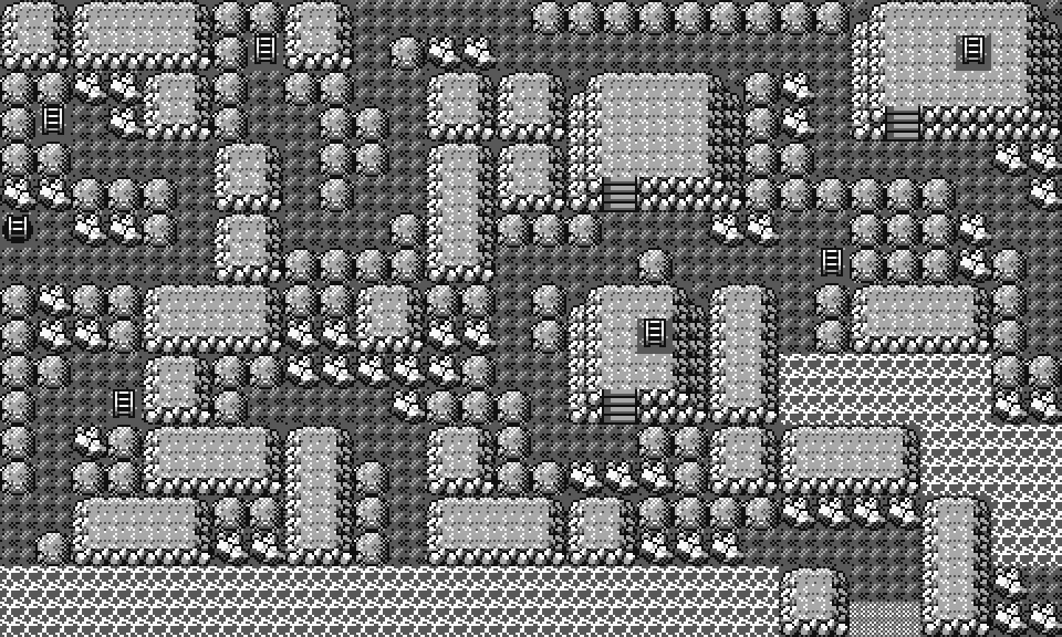Cerulean Cave map